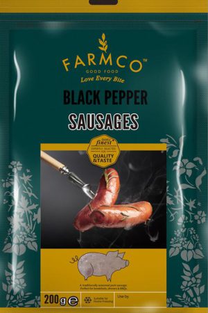 Black Pepper Sausages
